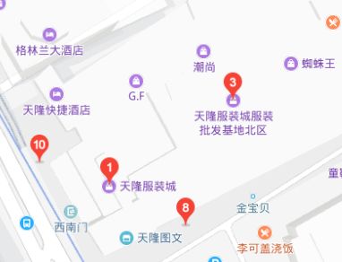 郑州天隆服装城各楼层分布一览