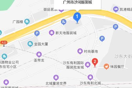 广州沙河服装批发市场早市在哪几点开市