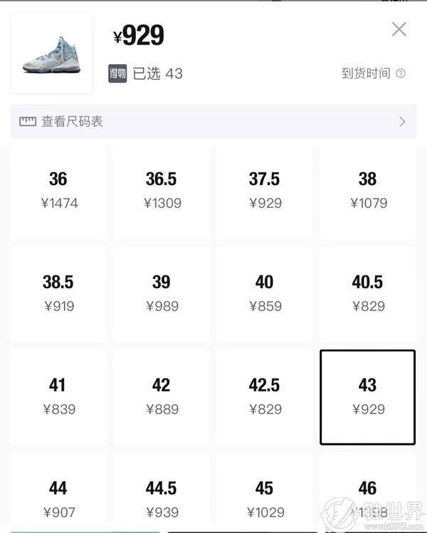 詹姆斯19代球鞋多少钱？看看销量排名配色价格一览表