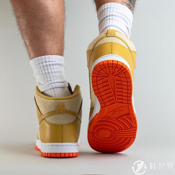 全新 Nike Dunk High “Gold Canvas”谍照及发售信息