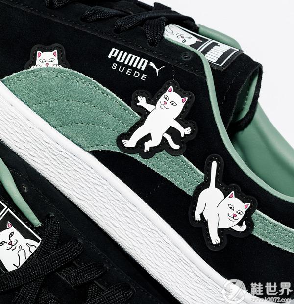 「中指猫」PUMA联名款Suede 开箱测评