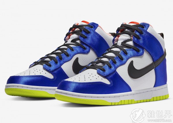 Nike,Dunk High,Blue Satin,DV21 「神仙配色回归」！Nike「雪碧」Dunk 官图曝光！