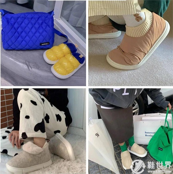 优调棉拖鞋的后跟设计，你中意哪一种呢